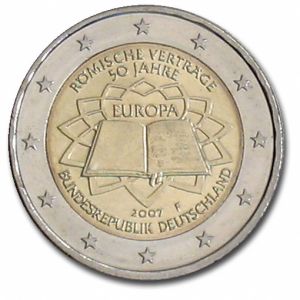 GERMANY 2 EURO 2007 - TREATY OF ROME - F - STUTTGART